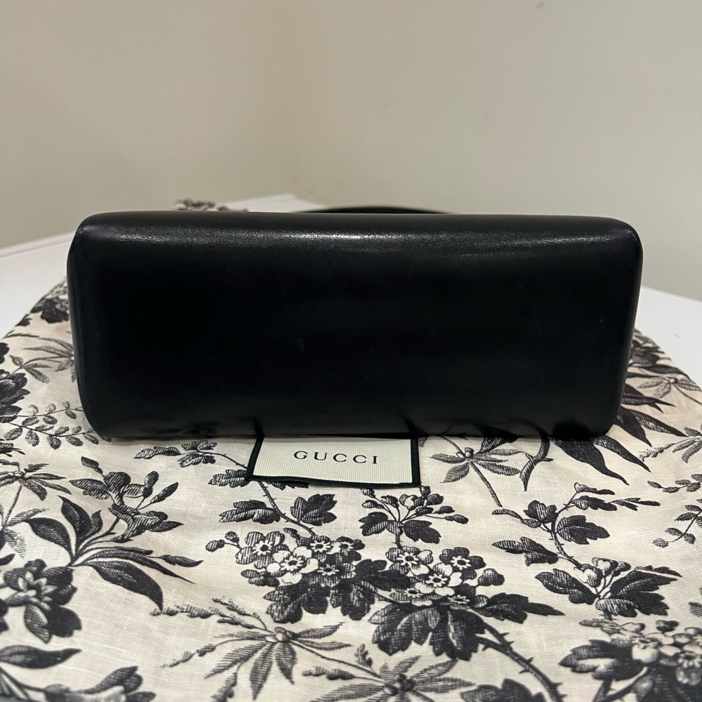 Clearance! Vintage Gucci bag - Gucci Kelly handbag dark blue - Picture 6 of 17